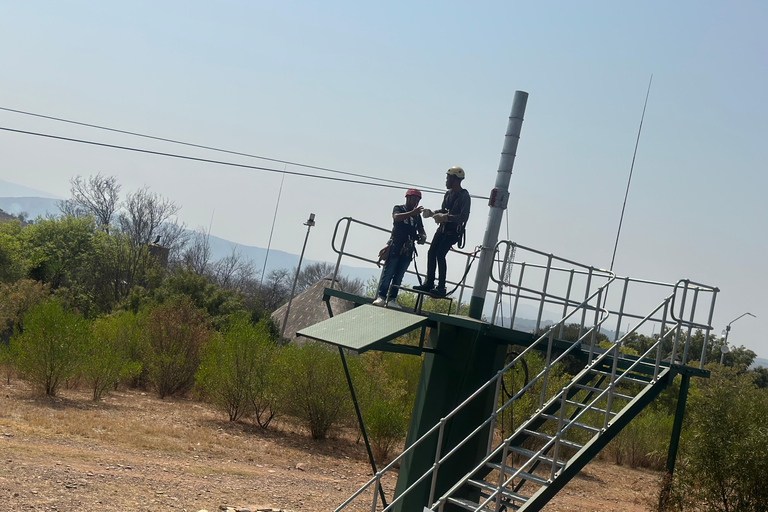 Joanesburgo: Tour de Zipline e Berço da HumanidadeJoanesburgo: passeio de tirolesa e Berço da Humanidade