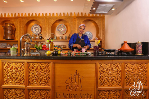 Marrakech: Taller de Cocina Marroquí en La Maison Arabe1H Clase de cocina