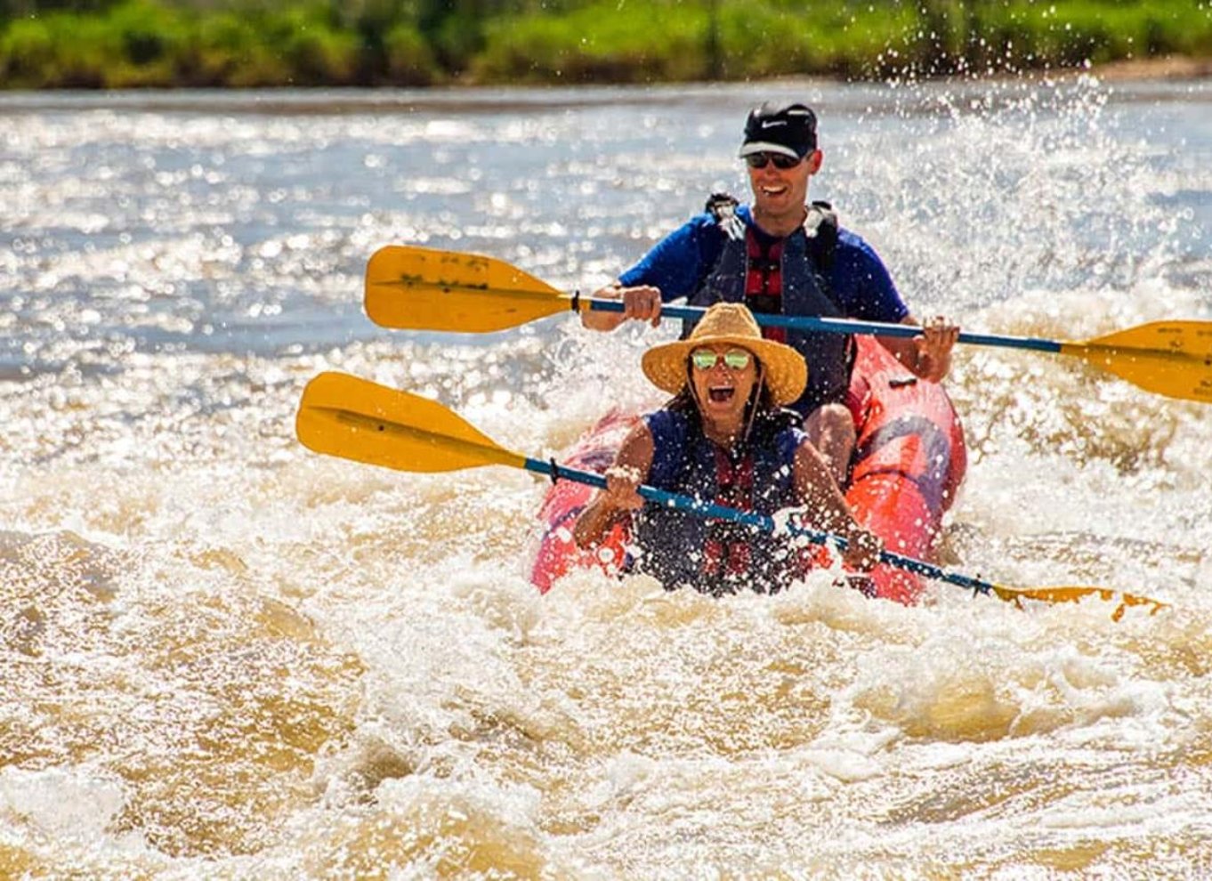 Moab: Rafting på Colorado River midt på dagen med BBQ-frokost