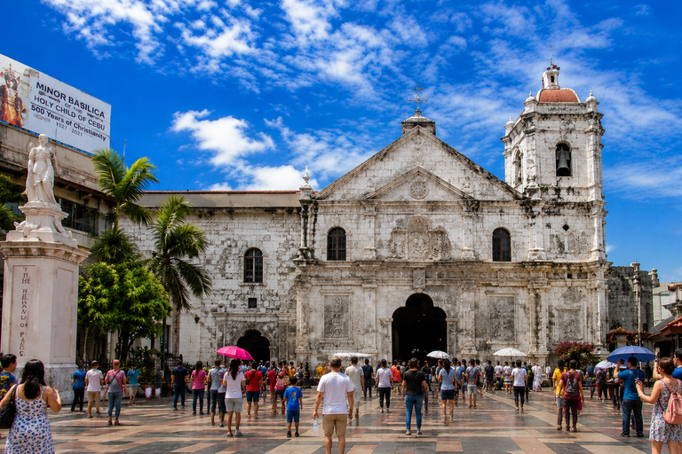 From Moalboal: Cebu City Tour with Airport Drop-off Van (1–10 Persons)