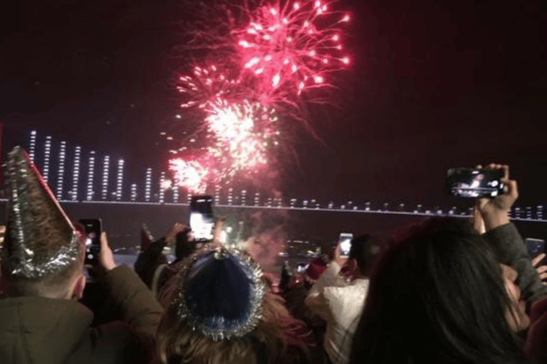 伊斯坦布尔：博斯普鲁斯海峡除夕夜游船晚宴派对伊斯坦布尔：博斯普鲁斯海峡除夕游船晚宴和派对