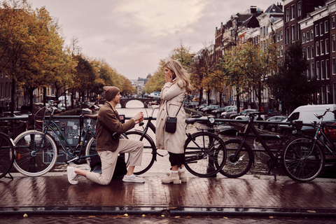 Amsterdam : séance photo professionnelle dans les canauxSéance photo Premium (30-40 photos)