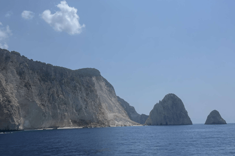 Zakynthos: Rejs dookoła wyspy i żółwie przez EuroskyWrak statku Blue Caves &amp; Turtles Island Ceri Caves