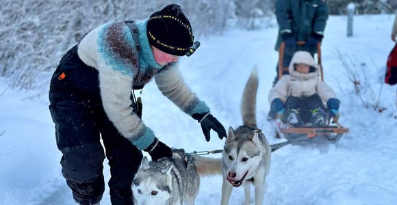 Ivalo: Private Farm Visit & Husky Experience