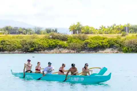 Laguna di Wai Kai: Noleggio di canoe Outrigger, surfski e kayak