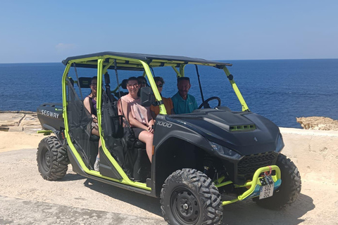 GOZO 4x4 Ride Along UTV/Jeep Day Tour, lunch + Comino boat