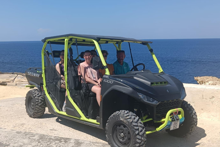 GOZO 4x4 Ride Along UTV/Jeep Day Tour, lunch + Comino boat