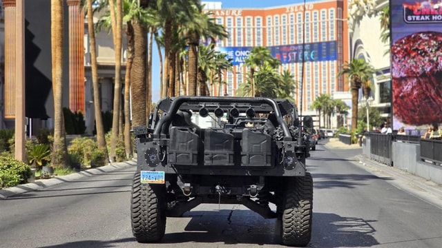 Las Vegas Strip Sightseeing Tour by Doorless Military Hummer