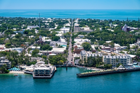 Key West : tour en hélicoptère, option portes ferméesKey West : tour en hélicoptère