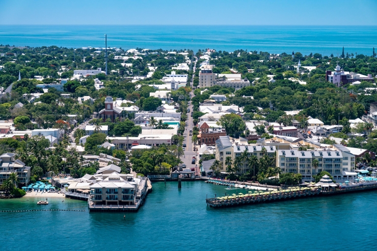 Key West: helikoptervlucht, optionele deuren uitgeschakeldKey West: helikoptervlucht - deuren uit