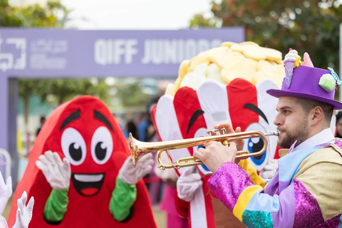 Doha: Fireworks Drone Show at International Food Festival