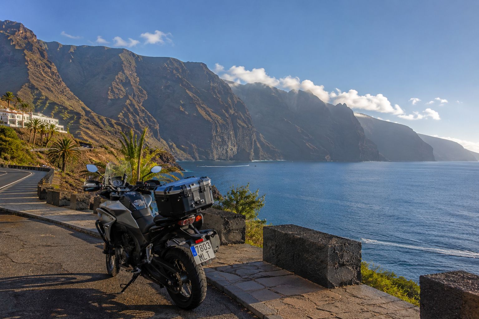 Motorradtour auf Teneriffa zu den Klippen von Los Gigantes