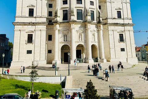 Lisbonne : Visite touristique de la vieille ville en tuk-tuk