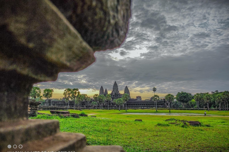 Siem Reap : Excursion d'une journée à Angkor Wat et Angkor Thom avec guide