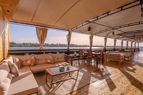 Asuan: 2-dniowy rejs statkiem Dahabiya po Nilu z Asuanu do Luksoru