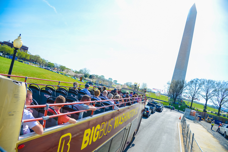 DC: Hop-On Hop-Off Sightseeing Tour by Open-top Bus 1-Day Ticket