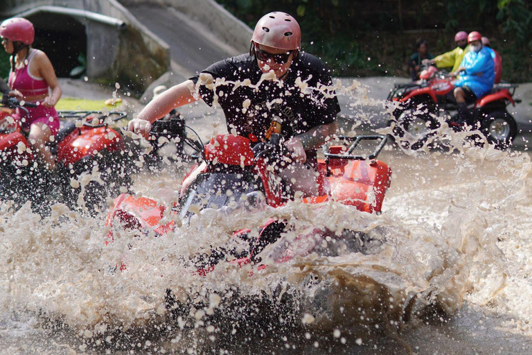 Ubud ATV through River, Cave, Waterfall & Rafting Package Rafting without Shuttle ( Optional with SHUTTLE AVAILABLE )