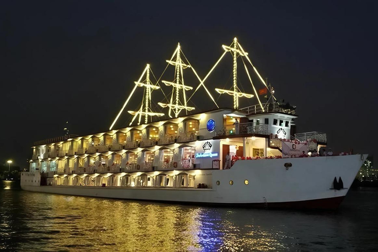 Romantic Saigon Nights: Dinner Cruise Experience Shared Table On The Cruise & Without Pick-Up & Drop Off