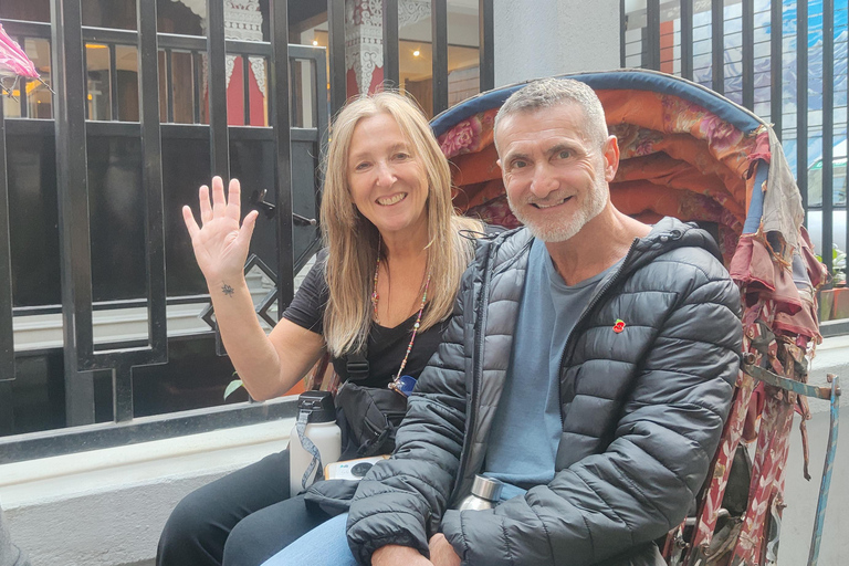 Katmandou : visite de Thamel en pousse-pousse et de la place Durbar