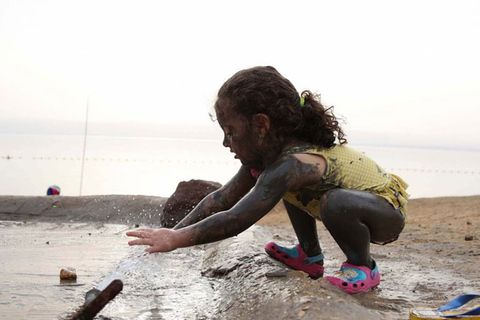 Jordan Private Day Tour: Pink Lake, Crystal Beach &Dead Sea Transportation Only