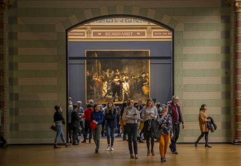 Amsterdam Rijksmuseum Visita guiada en grupo reducido con ticket de entrada