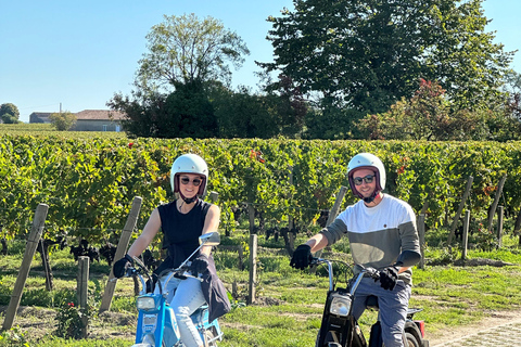 Saint-Emilion: Vintage moped rides and tours Saint-Emilion: Vintage moped tours and visits