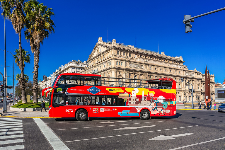 Buenos Aires: Hop-On Hop-Off City Bus Tour City Pack: Walking San Telmo, Lunch & 48-Hour Bus Ticket