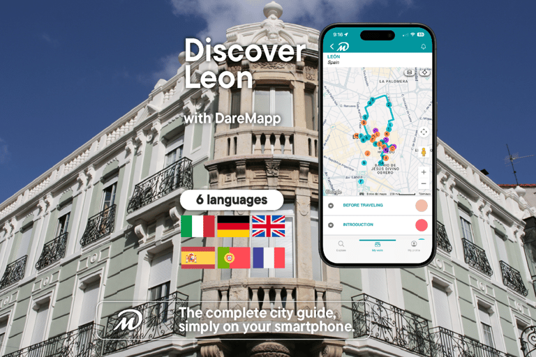 León: Private Guided Tour with Your Mobile Phone León: The Codex Calixtinus and San Isidoro with Physical Kit and Live Guide