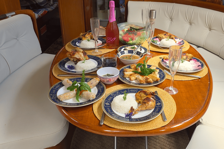 Rhodes Private Luxury Day Cruise Lunch, Coctails, Champagne