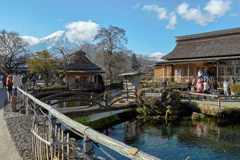 Monte Fuji, Oshino Hakkai, Lago Kawaguchi, tour particular de 1 dia