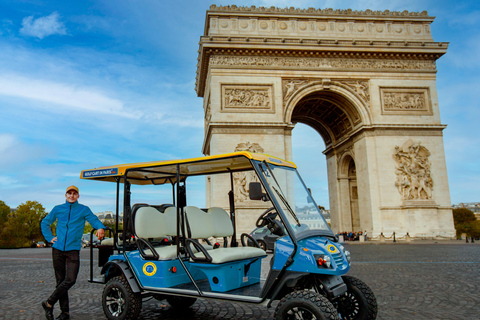 Golf Cart in Paris - Private Guided Tour - Pickup Included Le Special Day (10h) up to 3p