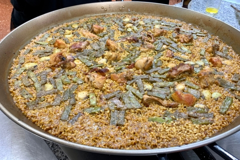 Valence : Atelier Paella, Tapas et visite du marché de RuzafaAtelier Paella aux fruits de mer