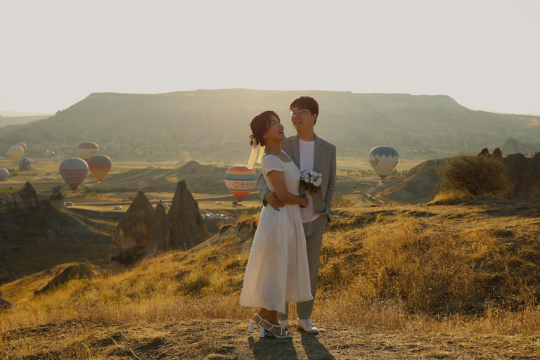 Visite de la zone photo de la Cappadoce en montgolfière