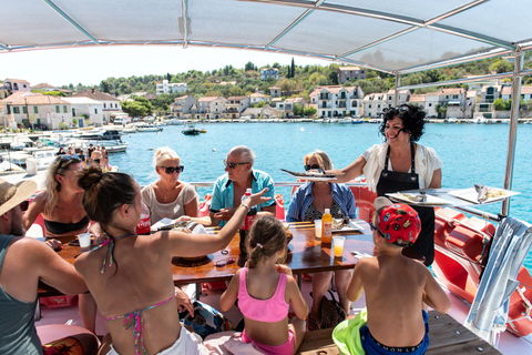 Trogir: 3 Islands, Blue Lagoon & Sandy Beach with Lunch Okrug Gornji: Blue Lagoon – 3 Island Tour with Lunch