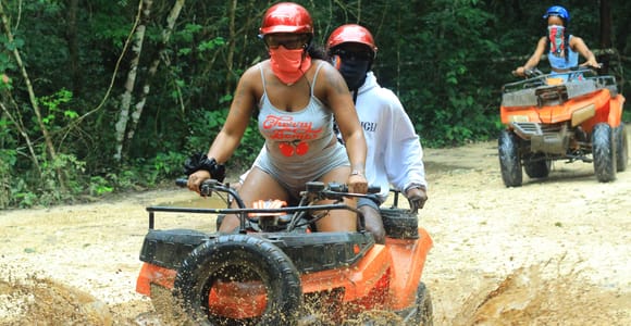 Cancun: ATV Ride, Ziplines, Cenote & 24K Club Open Bar