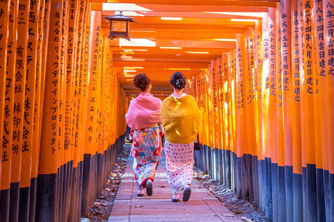 kyoto One Day Tour: Kinkaku-ji, Kiyomizu-dera&Fushimi Inari Kyoto Station Meeting Point at 9:50 AM