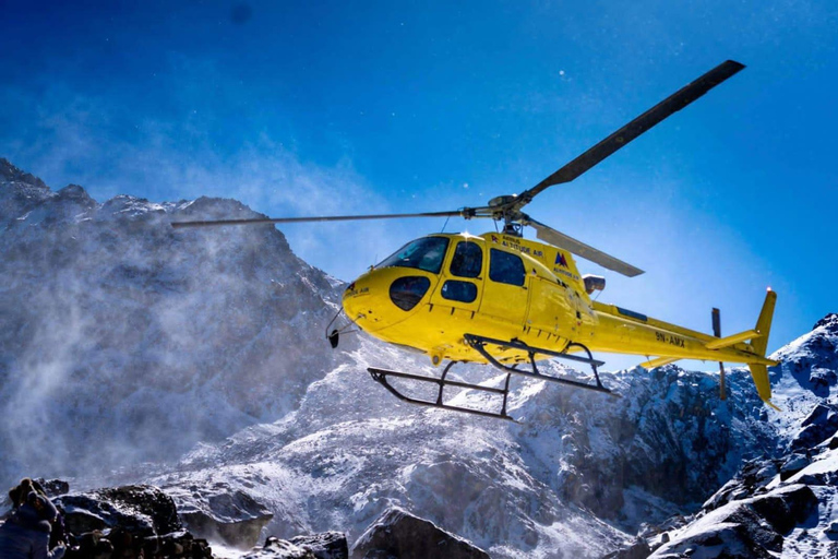 Everest Basiskamp Helikoptervlucht met landing