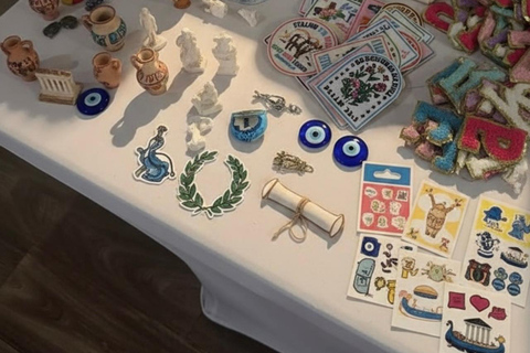 Thessaloniki: Make Your Own Handmade Souvenir & Drink Wine