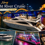 Da Nang Night River Cruise with Dinner & Dragon Bridge