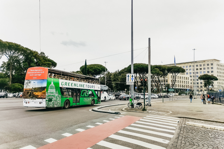 Rome Hop-On Hop-Off Panoramic Bus 24/48-Hour Tickets Panoramic Open-Top Bus 24-Hour Ticket