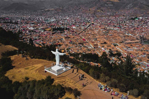 Cusco: Helikoptertur över Heliga dalen med picknick inkluderad