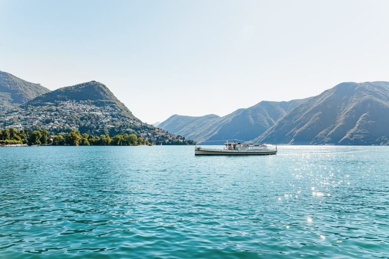 Milan : Excursion d'une journée sur le lac de Côme et Lugano avec croisière privée