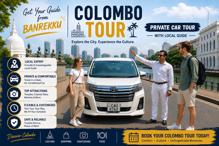 Colombo Private City Tour with Expert Local Guide
