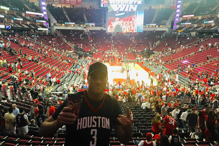 Houston: Houston Rockets NBA Basketball Game Ticket Lower Baseline