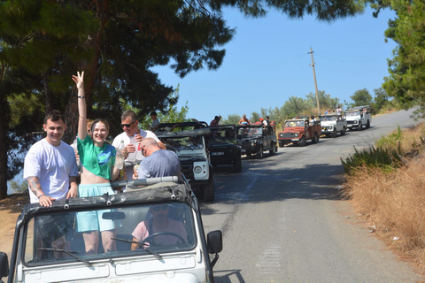 Alanya : 2 en 1 : grotte de Dim, rivière de Dim et safari en jeep