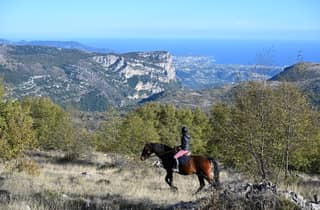 Ab Nizza: Malerischer Privat-Ausritt