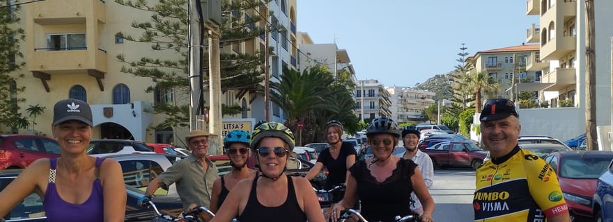 Circuit à vélo électrique vers le monastère d'Arkadi, déjeuner complet inclus