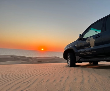 Walvisbay: Sandwich Harbour SUNSET Tour-End It Beautifully
