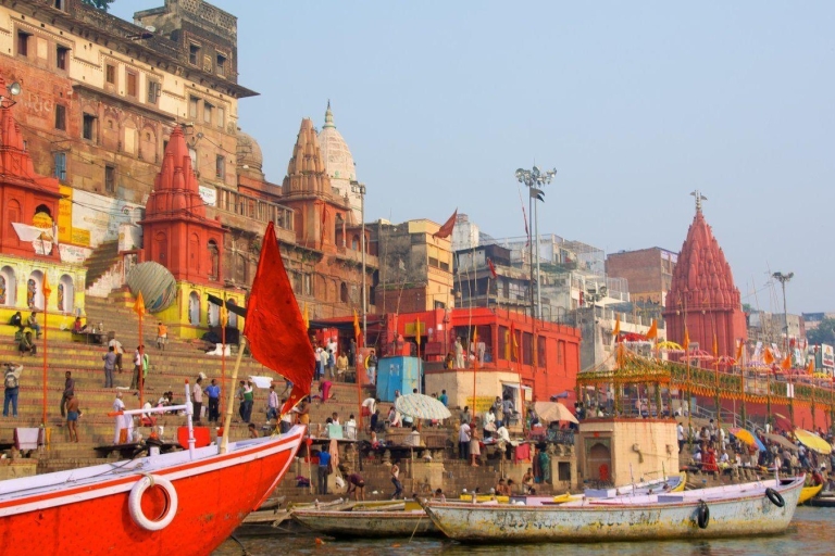 Varanasi:- Privé dagtour Varanasi & Sarnath & boottochtAlleen rondleiding met professionele gids