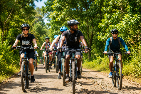 From Moshi: Guided Bike Tour with Kilimanjaro Views
